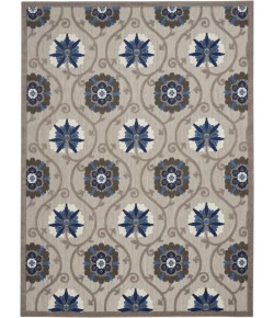 Nourison Aloha - Alh19 Grey Blue Area Rug 9 ft. 6 X 13 ft. Rectangle