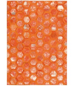 Nourison Ma01 Amini City Chic - Ma100 Tangerine Area Rug 8 ft. X 10 ft. Rectangle
