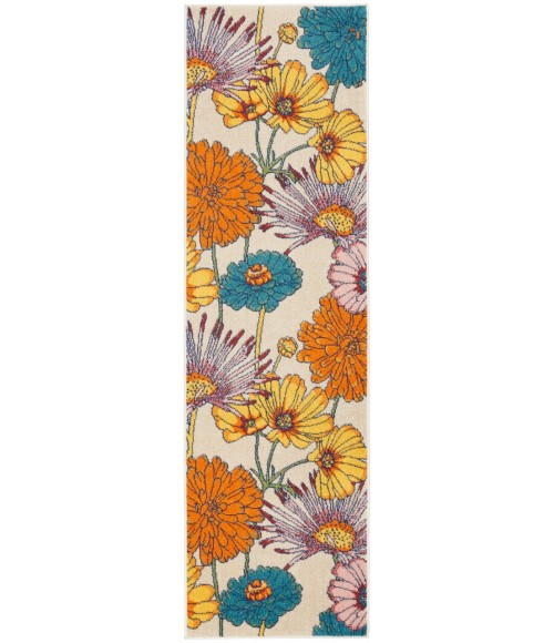 Nourison Allur Area Rug ALR06-Ivory Multicolor