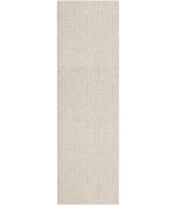 Nourison Natural Texture 2ft. x 6ft. Ivory Beige Farmhouse Indoor Rug