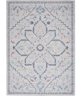 Nicole Curtis Machine Washable Series 1 Area Rug SR110 Ivory Blue