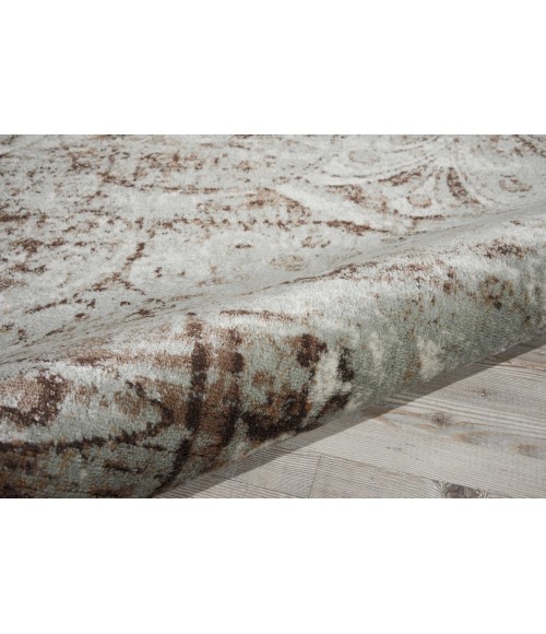 Nourison Euphoria Round Area Rug EUP03-Grey