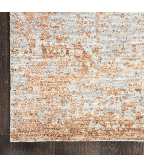 Nourison Luna Blue Mocha LUN01 8 ft. X 10 ft. Rect. Rug