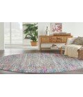Nourison Passion Ivory Multicolor PSN36 10 ft. Round Rug