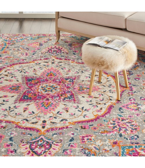 Nourison Passion Area Rug PSN22-Grey/Multi