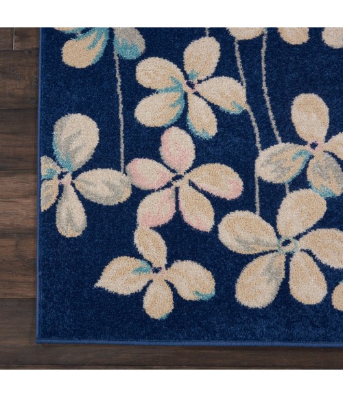 Nourison TRANQUIL Area Rug Nourison Tranquil Area Rug TRA04-Navy