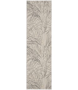 Nourison Rustic Textures - Rus17 Ivory Grey Area Rug 2 ft. 2 X 7 ft. 6 Rectangle
