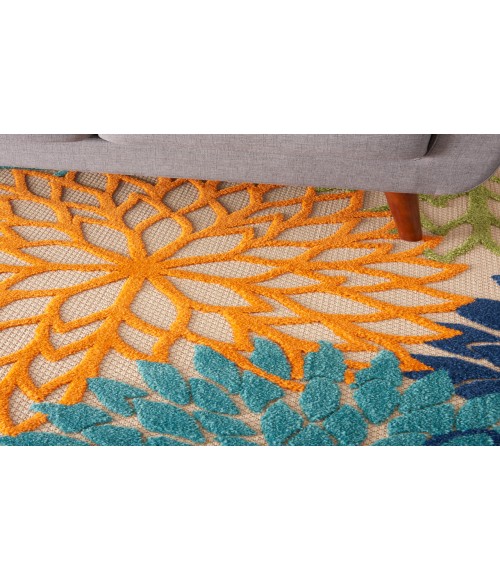 Nourison Aloha Multicolor ALH05 3 ft. 6 in. X 5 ft. 6 in. Rectangle Rug