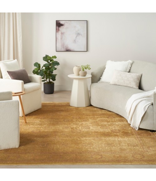 Nourison Luxurious Gold LRS02 9 ft. X 12 ft. Rect. Rug
