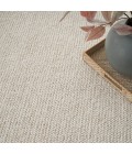 Nourison Textured Home Ivory Beige TXH01 7 ft. 10 in. X 9 ft. 10 in. Rect. Rug
