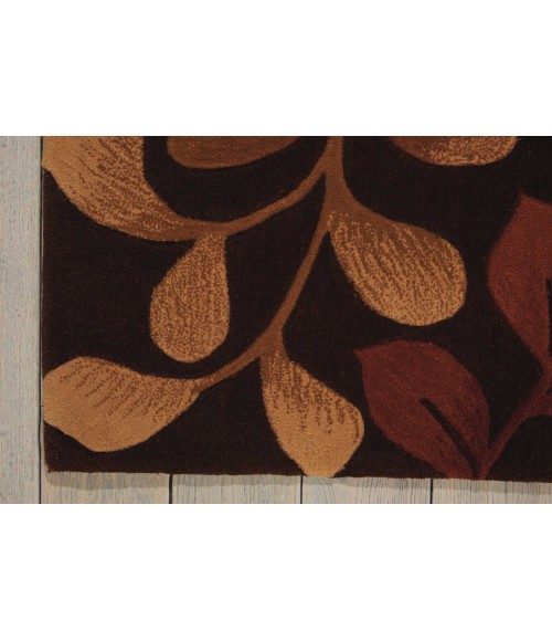 Nourison CONTOUR Area Rug Nourison Contour Area Rug CON02-Chocolate