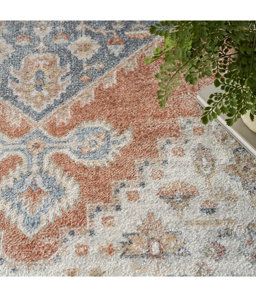 Nourison Astra Machine Washable Area Rug ASW11 Grey/Multi