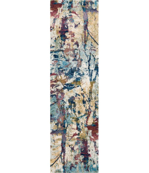 Nourison Fusion Runner Area Rug FSS10-Cream/Multicolor