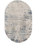 Nourison Quarry Ivory Grey Blue QUA01 5 ft. X 8 ft. Oval Rug