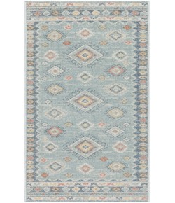 Nourison Washable Decor Light Blue WSD03 2 ft. X 6 ft. Rectangle Rug