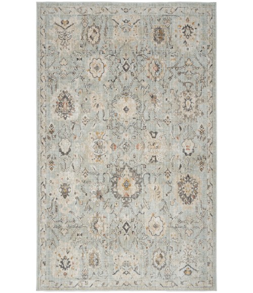 Nourison Oushak Home Mint OUS01 5 ft. 5 in. X 7 ft. 3 in. Rectangle Rug