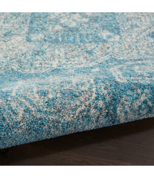 Nourison Tranquil Area Rug TRA13-Lt.Blue/Ivory