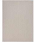 Nourison Reversible Indoor Outdoor Grey RVB01 10 ft. X 14 ft. Rect. Rug