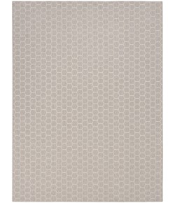 Nourison Reversible Indoor Outdoor Grey RVB01 10 ft. X 14 ft. Rect. Rug