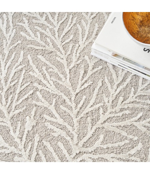 Michael Amini Ma30 Star Area Rug SMR03 Taupe 5'3" x 7'3"