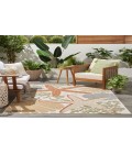 Nourison Aloha Ivory Multicolor ALH24 5 ft. 3 in. X 7 ft. 5 in. Rectangle Rug