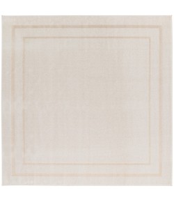 Nourison Home Nourison Essentials Ivory Gold NRE02 5 ft. Square Rug