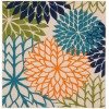 Nourison Home Aloha ALH05 Multicolor 5 ft. 3 in. Square Area Rug