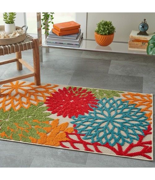 Nourison Aloha Area Rug ALH05 Green 3' x 5'