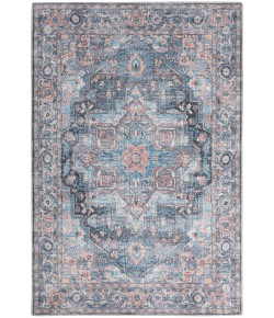 Nourison Nicolecurtis Series1 - Sr101 Light Blue Multicolr Area Rug 5 ft. 3 in. X 7 ft. 3 in. Rectangle