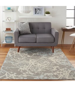 Nourison Home Jubilant JUB12 Grey 5 ft. 3 in. X 7 ft. 3 in. Area Rug