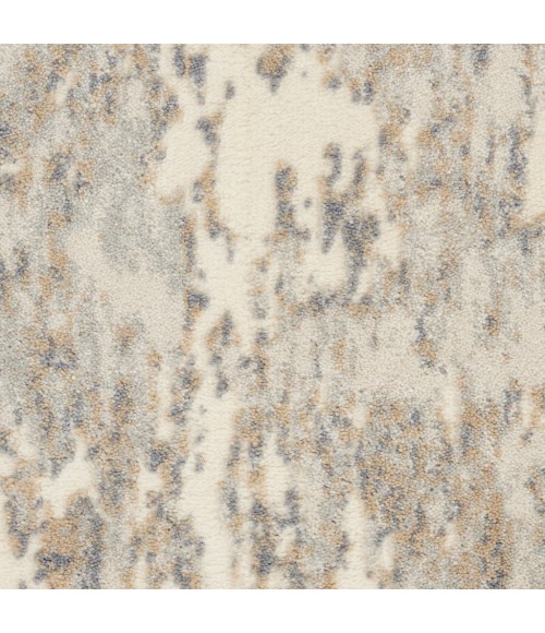 Nourison SAHARA Area Rug kathy ireland Home Sahara Area Rug KI392-Ivory/Silver