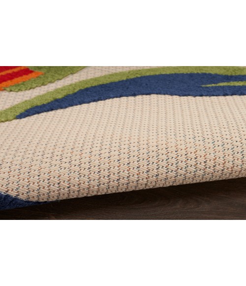 Nourison Aloha Multicolor Rug ALH33 5 ft. Square - Rugs Town Nourison Aloha Multicolor ALH33 5 ft. Square Rug
