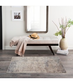 Kathy Ireland Ki38 Moroccan Celebr - Ki383 Ivory Grey Area Rug 2 ft. 2 X 3 ft. 9 Rectangle