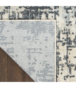 Nourison Quarry 2ft. 2in. x 7ft. 6 Ivory Grey Modern Indoor Rug