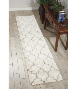 Nourison Amore - Amor2 Cream Area Rug 2 ft. 2 X 10 ft. Rectangle