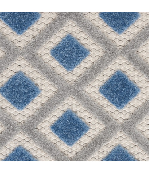 Nourison Aloha Area Rug ALH26-Blue/Grey