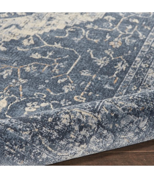 kathy ireland Home Malta Area Rug MAI11-Navy