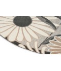 Nourison Aloha Beige ALH33 5 ft. 3 in. Round Rug