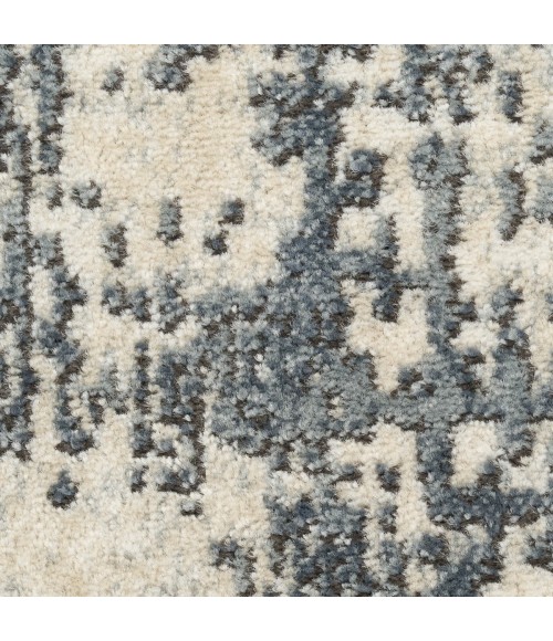 Nourison Quarry Ivory Grey QUA17 8 ft. Rect. Rug
