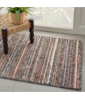 Nourison Plateau Area Rug PAE01-Grey/Flame