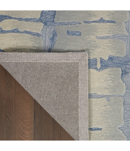 Nourison Symmetry Area Rug SMM04-Blue/Grey