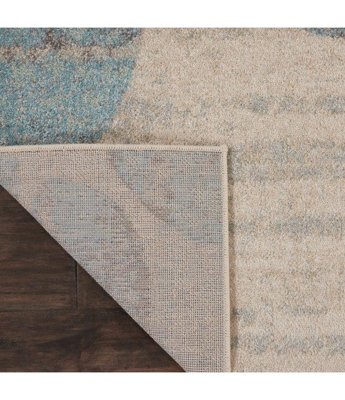 Nourison TRANQUIL Area Rug Nourison Tranquil Area Rug TRA01-Ivory/Light Blue