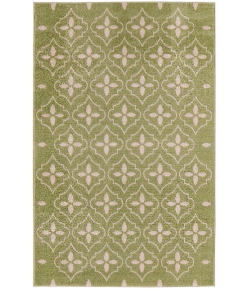 Nourison Home Nourison Essentials Green Ivory NRE04 4 ft. X 6 ft. Rectangle Rug