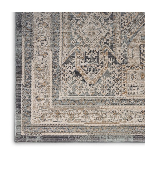 Nourison Lynx Ivory Charcoal Rug LNX01 12 ft. Rect. - Rugs Town Nourison Lynx Ivory Charcoal LNX01 12 ft. Rect. Rug