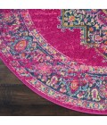 Nourison Passion Round Area Rug PSN03-Fuchsia