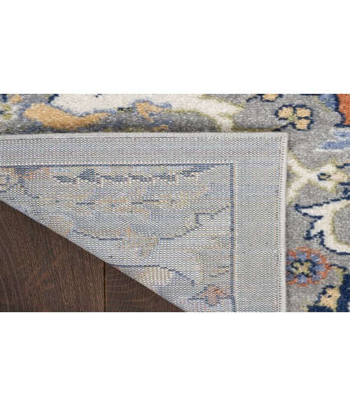Nourison Allur Grey ALR03 4 ft. X 6 ft. Rectangle Rug