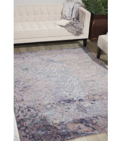 Nourison Gemstone - Gem05 Sapphire Area Rug 5 ft. 6 X 7 ft. 5 Rectangle