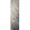 Nourison Passion - Psn10 Charcoal Ivory Area Rug 2 ft. 2 in. X 10 ft. Runner