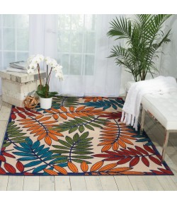 Nourison Aloha - Alh18 Multicolor Area Rug 5 ft. 3 X 7 ft. 5 Rectangle