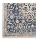 kathy ireland Home Malta Area Rug MAI04-Ivory/Blue